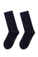 Men's Navy Blue Bamboo Socks | Derimod Men's Navy Blue Bamboo Socks | Derimod