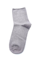 Women's Gray Cotton Socks | Derimod Women's Gray Cotton Socks | Derimod