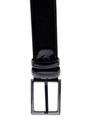 Men's Black Leather Patent Leather Belt | Derimod Men's Black Leather Patent Leather Belt | Derimod