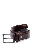 Men's Brown Leather Belt | Derimod Men's Brown Leather Belt | Derimod
