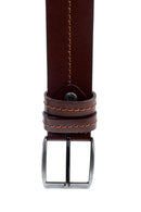 Men's Tan Leather Belt | Derimod Men's Tan Leather Belt | Derimod