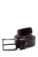 Men's Brown Leather Belt | Derimod Men's Brown Leather Belt | Derimod