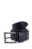 Men's Casual Printed Leather Belt | Derimod Men's Casual Printed Leather Belt | Derimod