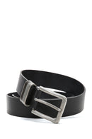 Men's Black Leather Belt | Derimod Men's Black Leather Belt | Derimod