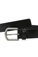 Men's Black Leather Belt | Derimod Men's Black Leather Belt | Derimod
