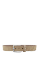 Male Beige Suede Belt | Derimod Male Beige Suede Belt | Derimod