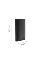 Men's Black Leather Card Holder | Derimod Men's Black Leather Card Holder | Derimod