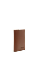Men's Tan Leather Card Holder | Derimod Men's Tan Leather Card Holder | Derimod