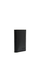 Men's Black Leather Card Holder | Derimod Men's Black Leather Card Holder | Derimod