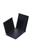 Men's Navy Blue Leather Wallet | Derimod Men's Navy Blue Leather Wallet | Derimod