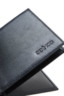 Men's Navy Blue Leather Wallet | Derimod Men's Navy Blue Leather Wallet | Derimod