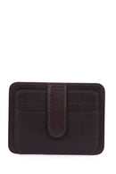 Men's Brown Leather Card Holder | Derimod Men's Brown Leather Card Holder | Derimod