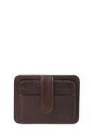Men's Brown Leather Card Holder | Derimod Men's Brown Leather Card Holder | Derimod