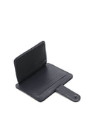 Men's Navy Blue Leather Card Holder | Derimod Men's Navy Blue Leather Card Holder | Derimod