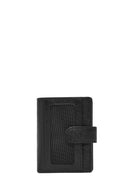 Men's Black Leather Card Holder | Derimod Men's Black Leather Card Holder | Derimod
