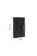 Men's Black Leather Card Holder | Derimod Men's Black Leather Card Holder | Derimod