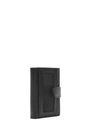 Men's Black Leather Card Holder | Derimod Men's Black Leather Card Holder | Derimod