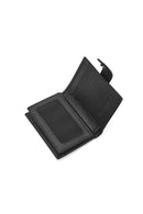 Men's Black Leather Card Holder | Derimod Men's Black Leather Card Holder | Derimod