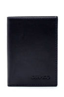 Men's Navy Blue Leather Card Holder | Derimod Men's Navy Blue Leather Card Holder | Derimod