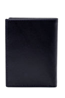 Men's Navy Blue Leather Card Holder | Derimod Men's Navy Blue Leather Card Holder | Derimod