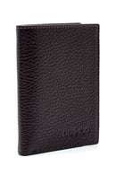 Men's Brown Leather Card Holder | Derimod Men's Brown Leather Card Holder | Derimod