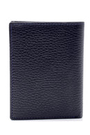 Men's Navy Blue Leather Card Holder | Derimod Men's Navy Blue Leather Card Holder | Derimod