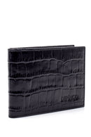 Men's Leather Crocodile Patterned Wallet | Derimod Men's Leather Crocodile Patterned Wallet | Derimod
