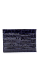 Men's Leather Crocodile Patterned Wallet | Derimod Men's Leather Crocodile Patterned Wallet | Derimod