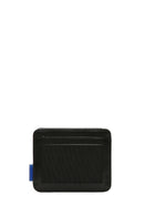 Men's Black Blue Leather Card Holder | Derimod Men's Black Blue Leather Card Holder | Derimod