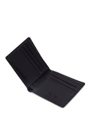 Men's Black Braided Leather Wallet | Derimod Men's Black Braided Leather Wallet | Derimod