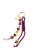 Women's Purple Beaded Metal Charm | Derimod Women's Purple Beaded Metal Charm | Derimod