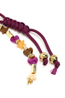 Women's Purple Beaded Metal Charm | Derimod Women's Purple Beaded Metal Charm | Derimod