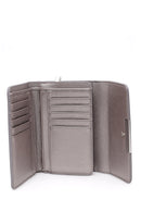 Women's Metallic Gray Wallet | Derimod Women's Metallic Gray Wallet | Derimod