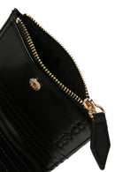 Women's Black Knit Wallet | Derimod Women's Black Knit Wallet | Derimod