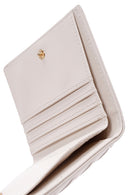 Women's Cream Knit Wallet | Derimod Women's Cream Knit Wallet | Derimod