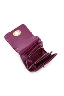 Women's Purple Patent Leather Wallet | Derimod Women's Purple Patent Leather Wallet | Derimod