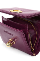 Women's Purple Patent Leather Wallet | Derimod Women's Purple Patent Leather Wallet | Derimod