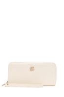 Women's Cream Hanger Detailed Wallet | Derimod Women's Cream Hanger Detailed Wallet | Derimod