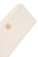 Women's Cream Hanger Detailed Wallet | Derimod Women's Cream Hanger Detailed Wallet | Derimod