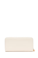 Women's Cream Hanger Detailed Wallet | Derimod Women's Cream Hanger Detailed Wallet | Derimod