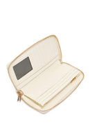 Women's Cream Hanger Detailed Wallet | Derimod Women's Cream Hanger Detailed Wallet | Derimod