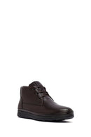 Male Brown Zip Closure Leather Boots | Derimod Male Brown Zip Closure Leather Boots | Derimod