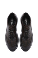 Men's Brown Lace-up Leather Casual Shoes | Derimod Men's Brown Lace-up Leather Casual Shoes | Derimod