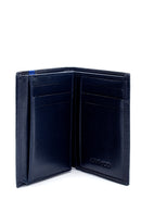 Men's Navy Blue Leather Wallet | Derimod Men's Navy Blue Leather Wallet | Derimod