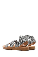 Women's Black Double Strap Sandals | Derimod Women's Black Double Strap Sandals | Derimod