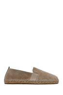 Men's Beige Suede Leather Espadrille | Derimod Men's Beige Suede Leather Espadrille | Derimod