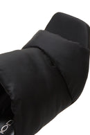 Women's Black Heeled Slippers | Derimod Women's Black Heeled Slippers | Derimod