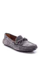 Erkek Gri Süet Deri Casual Loafer | Derimod Erkek Gri Süet Deri Casual Loafer | Derimod
