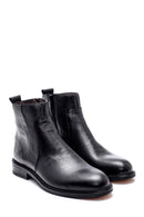 Men's Leather Zippered Boots | Derimod Men's Leather Zippered Boots | Derimod