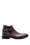 Men's Leather Buckle Boots | Derimod Men's Leather Buckle Boots | Derimod